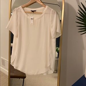 Banana republic blouse in creme new size xs